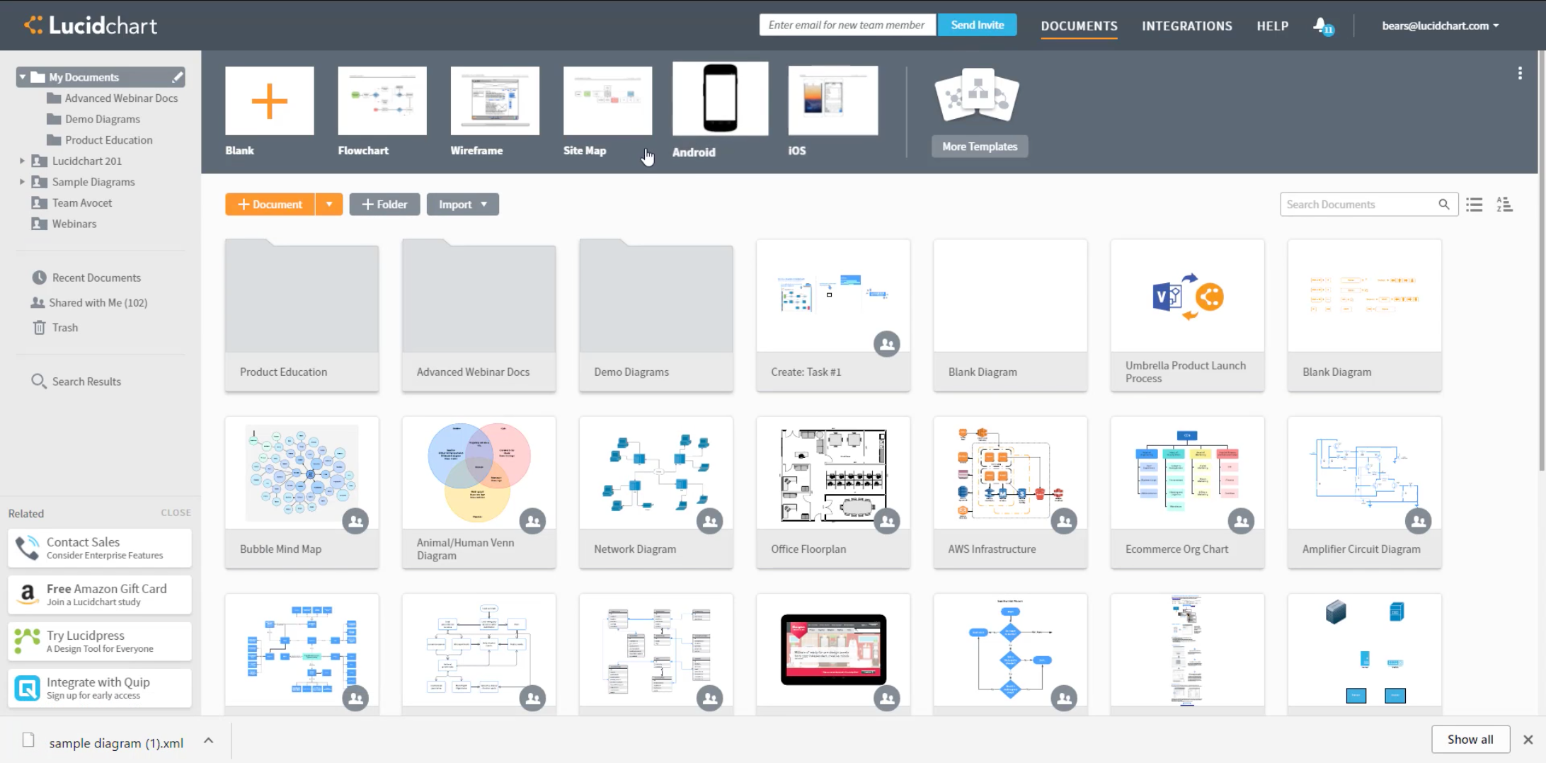 Recensioni Lucidchart: Software di diagrammi e collaborazione per le imprese - Appvizer