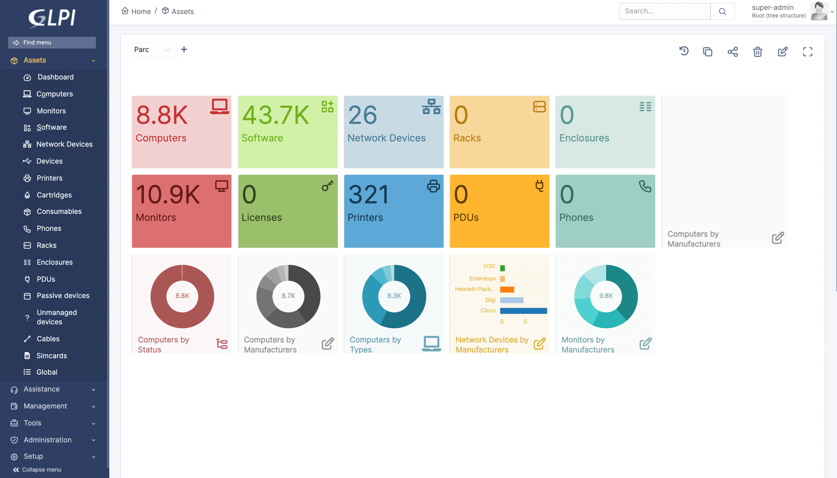 GLPI - Asset management