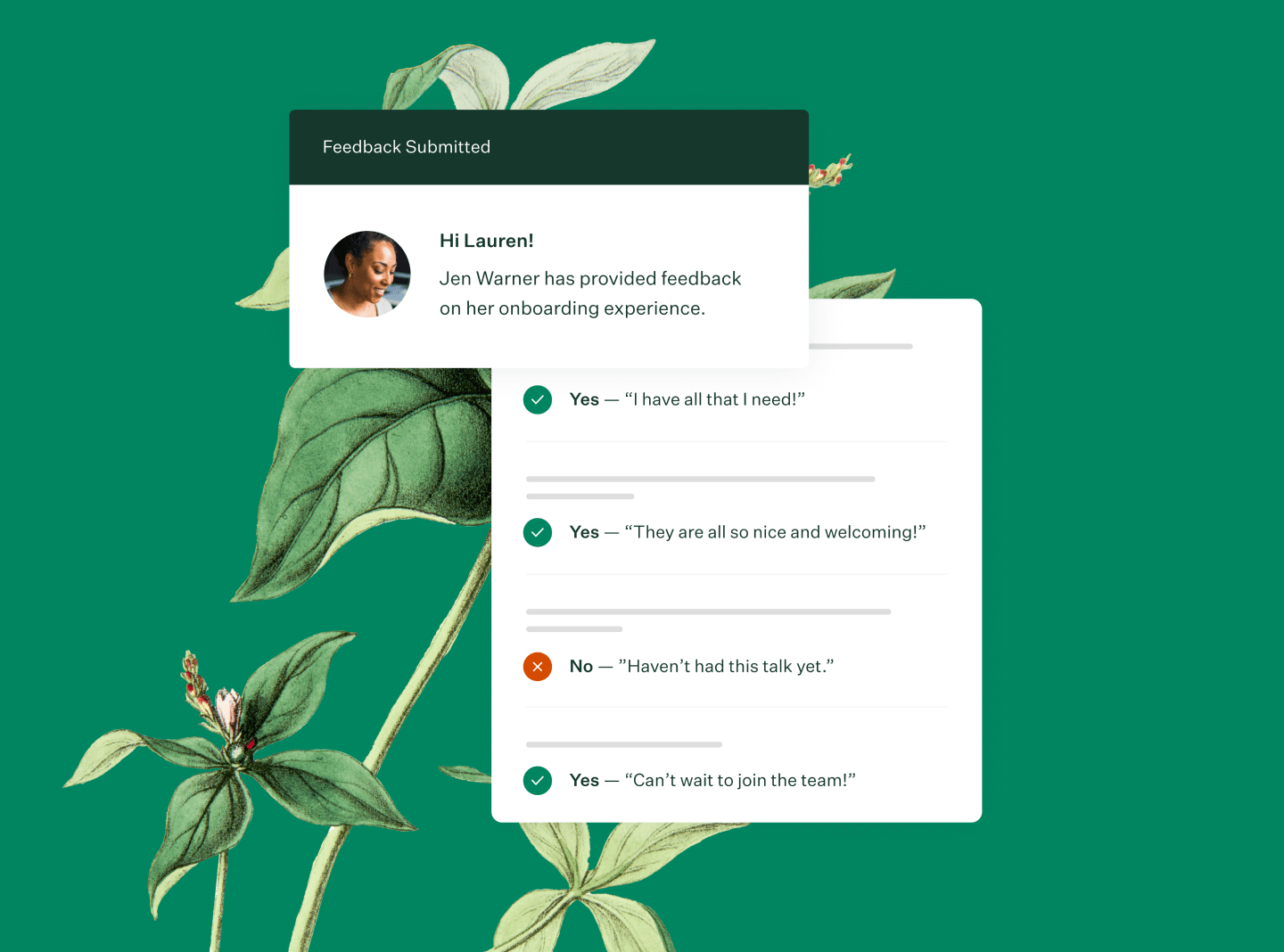 Greenhouse - New-hire feedback