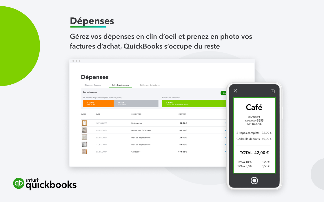 QuickBooks - Dépenses