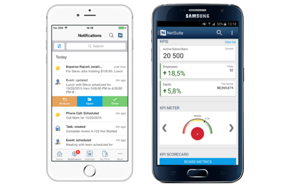 NetSuite - NetSuite in der mobilen App