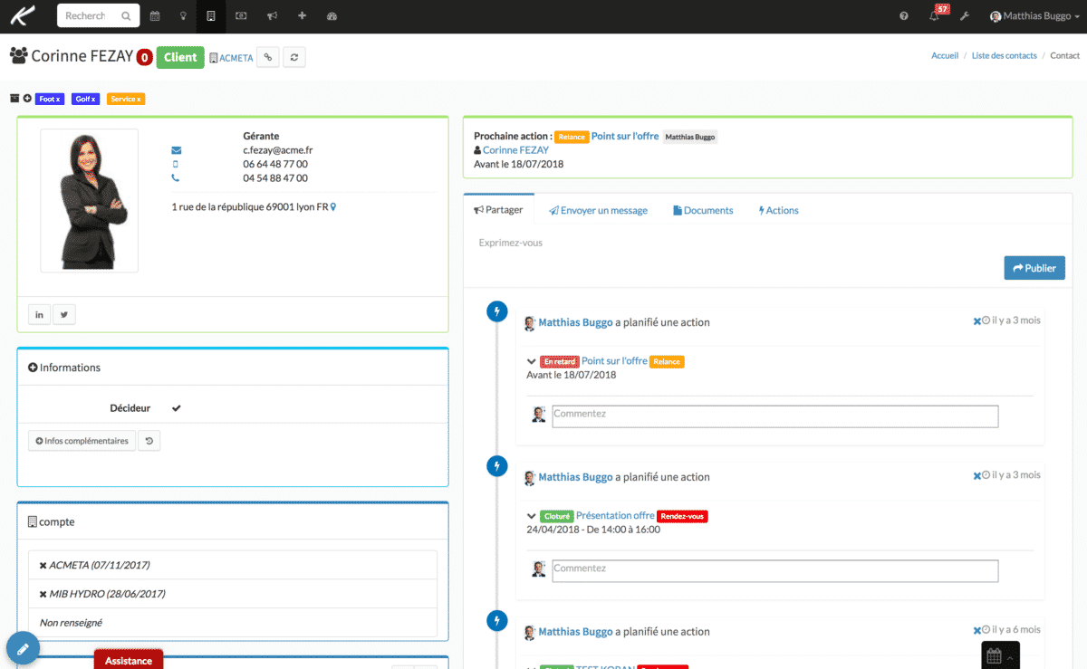 Review Koban: CRM & Marketing automation, much more than just a CRM - Appvizer