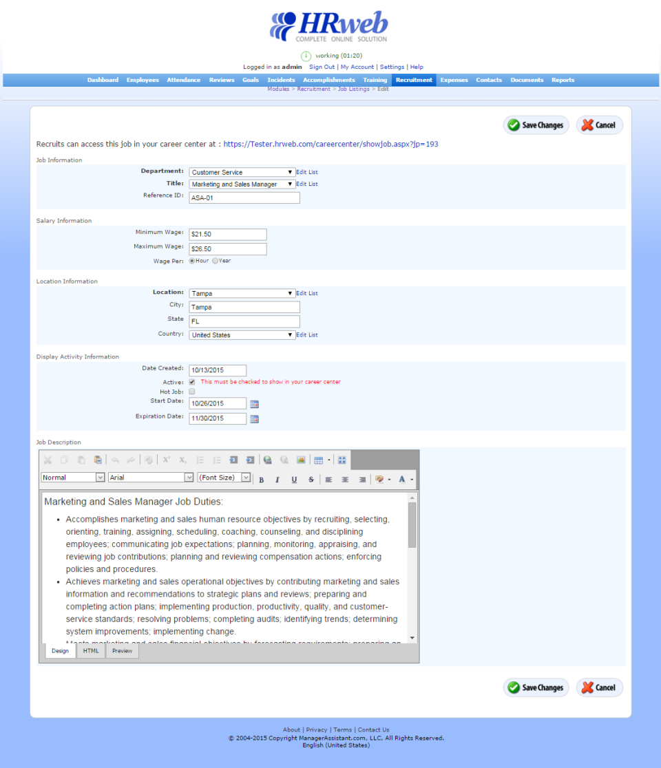 HRweb - HRweb-screenshot-3