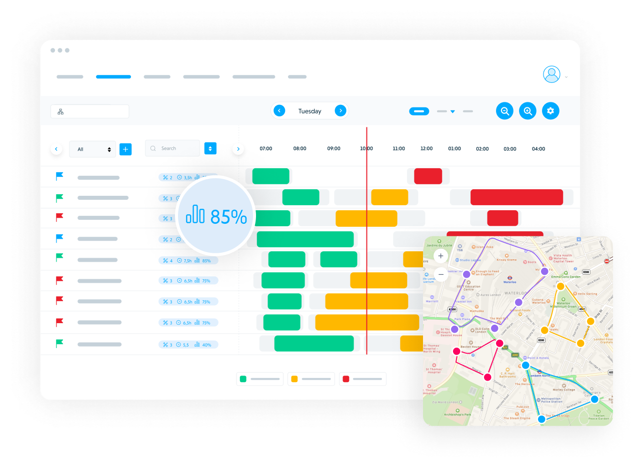 Praxedo - Optimise schedules and routes