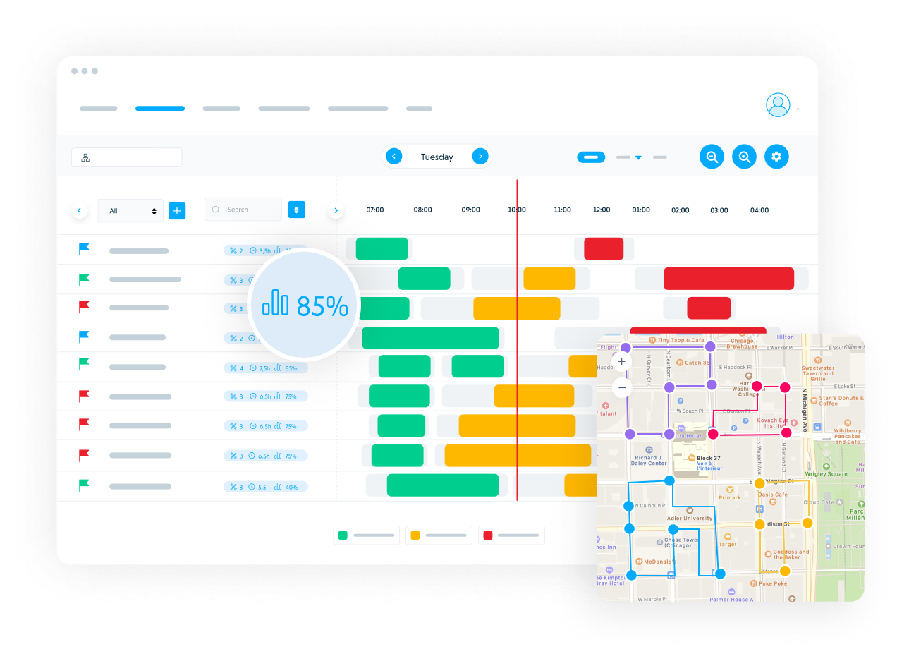 Praxedo - Optimize schedules and routes