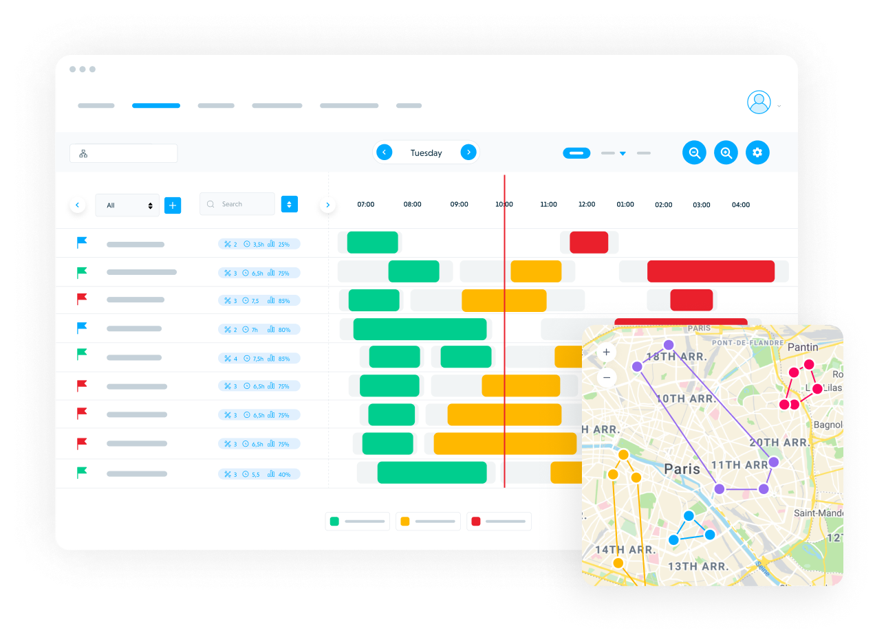 Praxedo - Optimisation de la planification des interventions