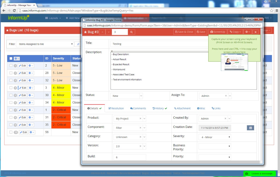 InformUp Tracking System - InformUp Tracking System-screenshot-0