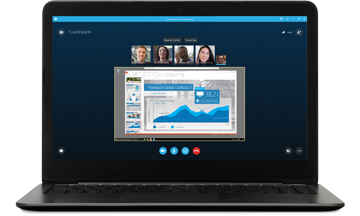 Online meetings with Skype