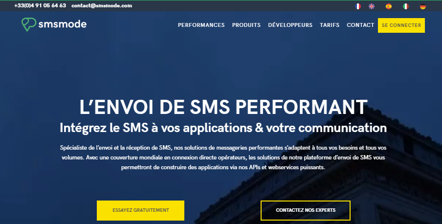 smsmode - Site multi-langues