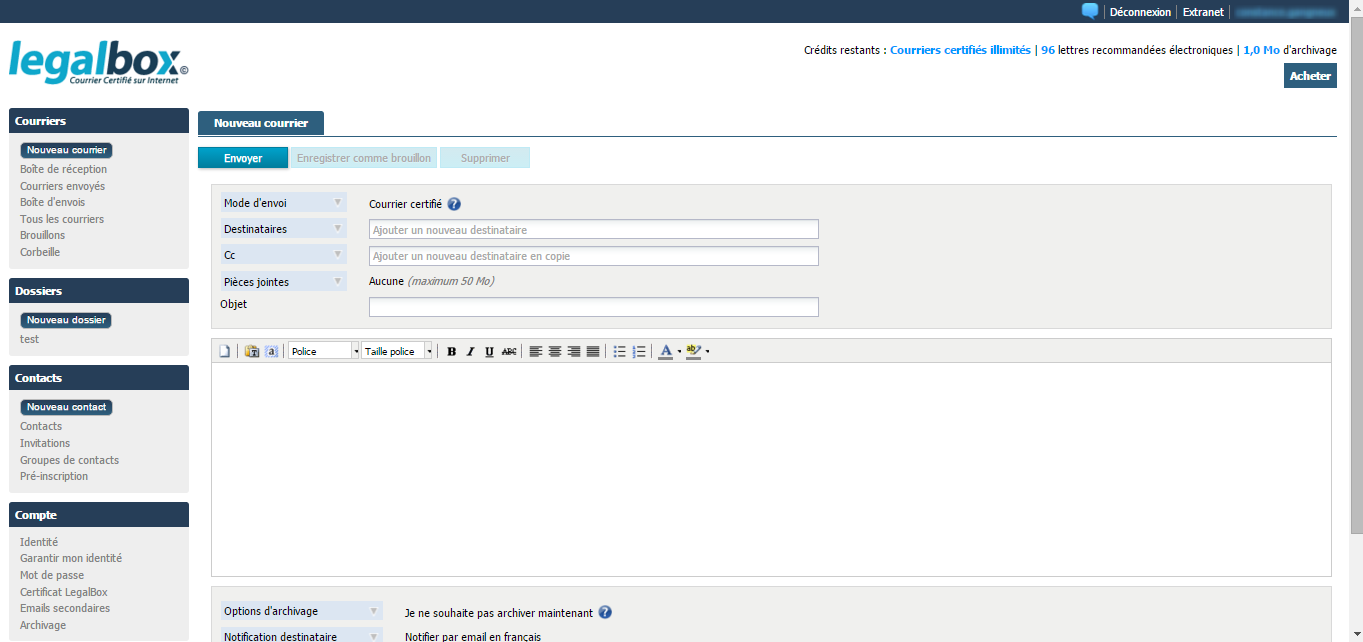 LegalBox - LegalBox: Service Level Agreement (SLA), Audits & Certification (SAS 70, ISO 27001/2, TRUSTe), Automatic actions