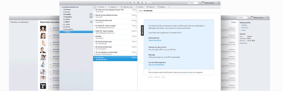 Mailfence Secure Email screenshot