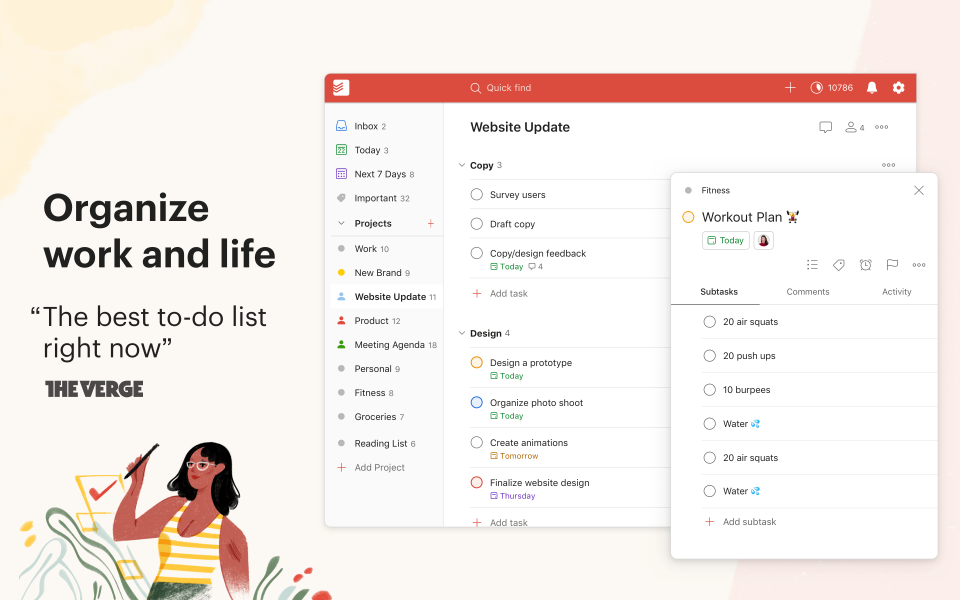 Todoist - Screenshot 1