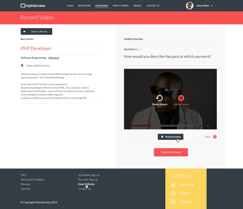 myInterview - myInterview-screenshot-1