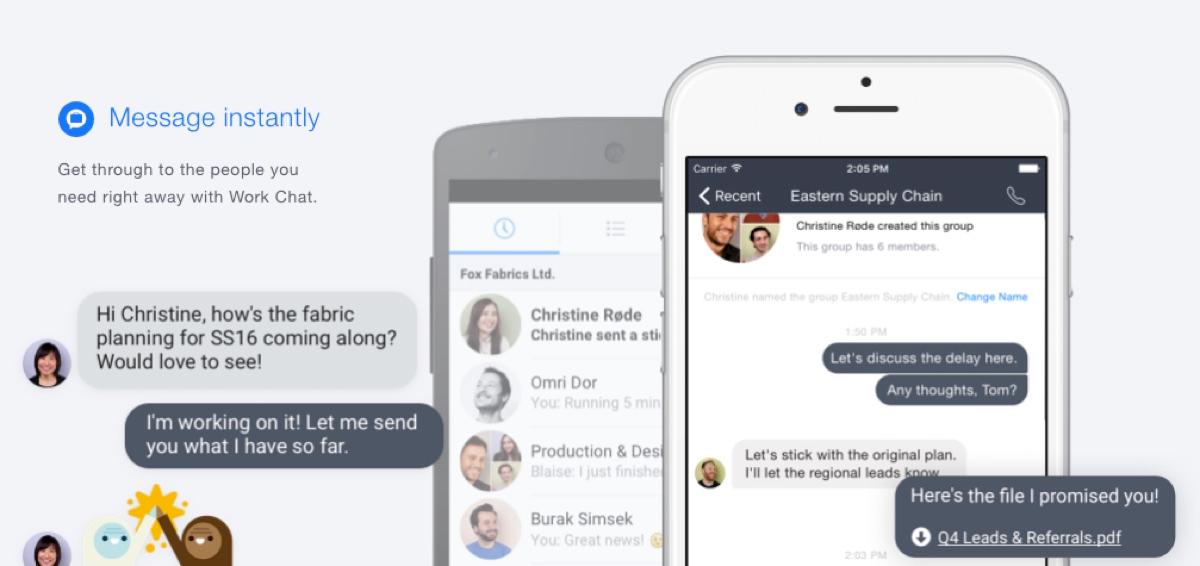 Workplace from Meta - Facebook at Work: Messenger