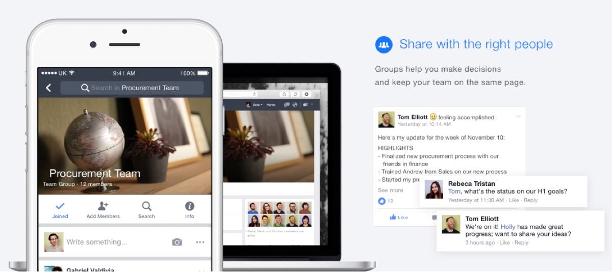 Workplace from Meta - Facebook sul lavoro: creare eventi