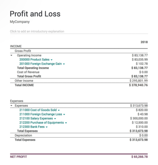 Odoo Accounting - Bildschirmfoto 1