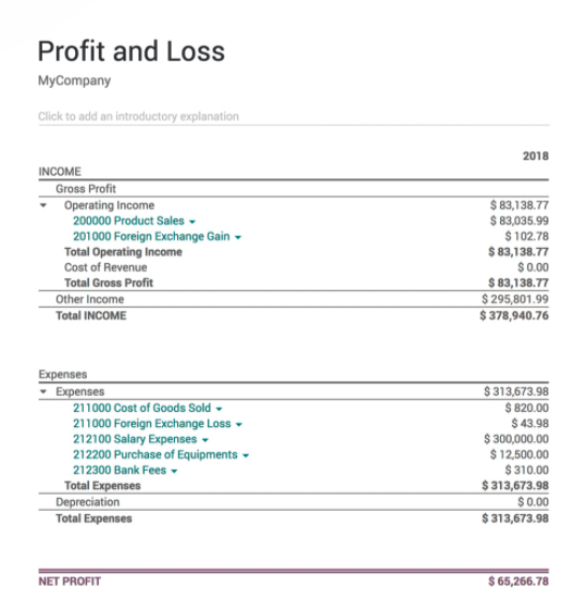 Odoo Accounting - Screenshot 1