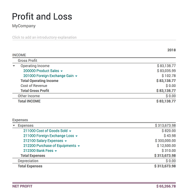 Odoo Accounting - Screenshot 2