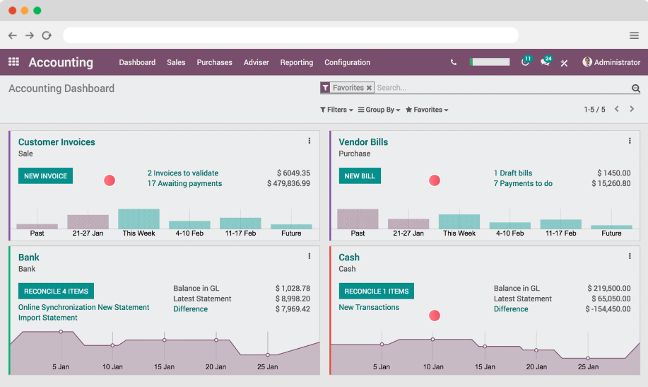 Odoo Accounting - Screenshot 3