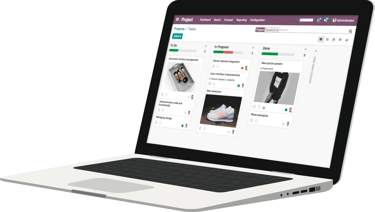 Odoo Manufacturing - Odoo Invoicing-home_laptop