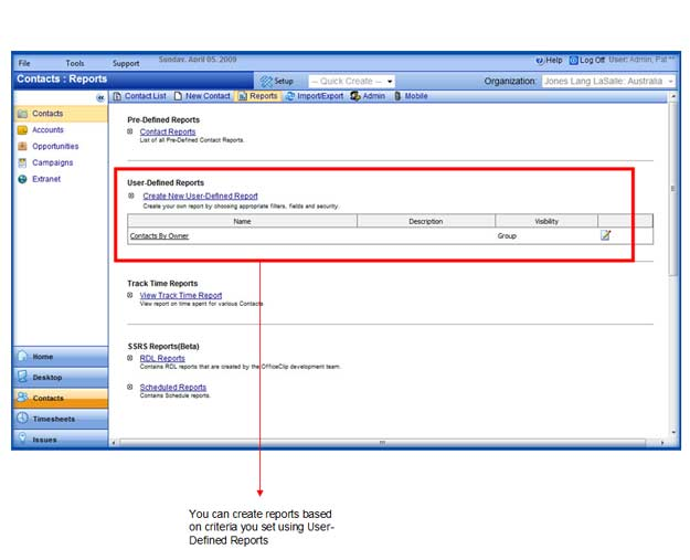 OfficeClip Contact Management - OfficeClip administración de contactos de pantalla-3