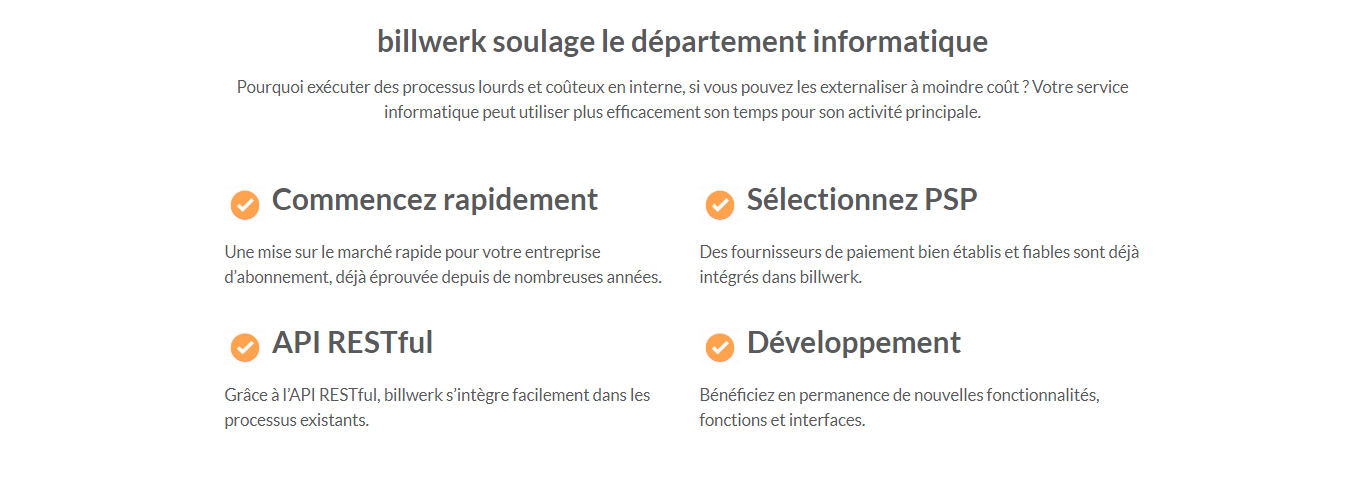 Billwerk+ - billwerk soulage le département informatique