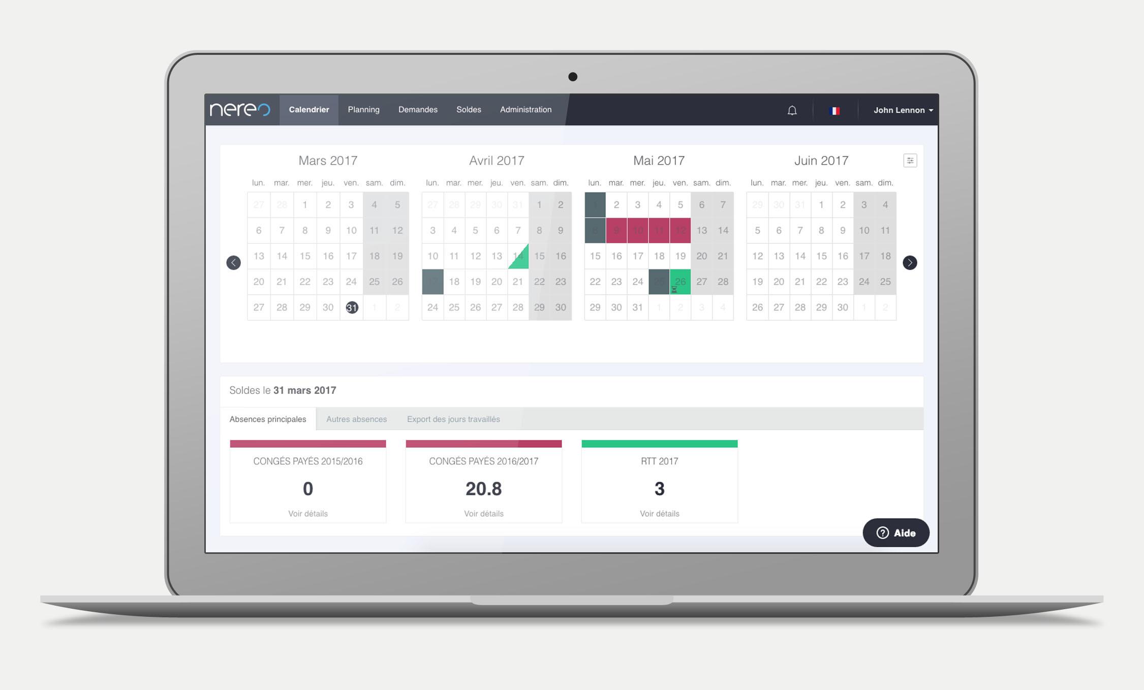 Leave Management Interface Leave Management Interface