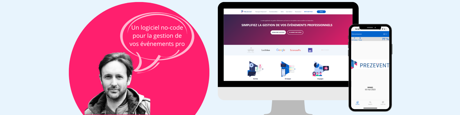 Avis Prezevent : Solutions de gestion pour vos événements professionnels - Appvizer