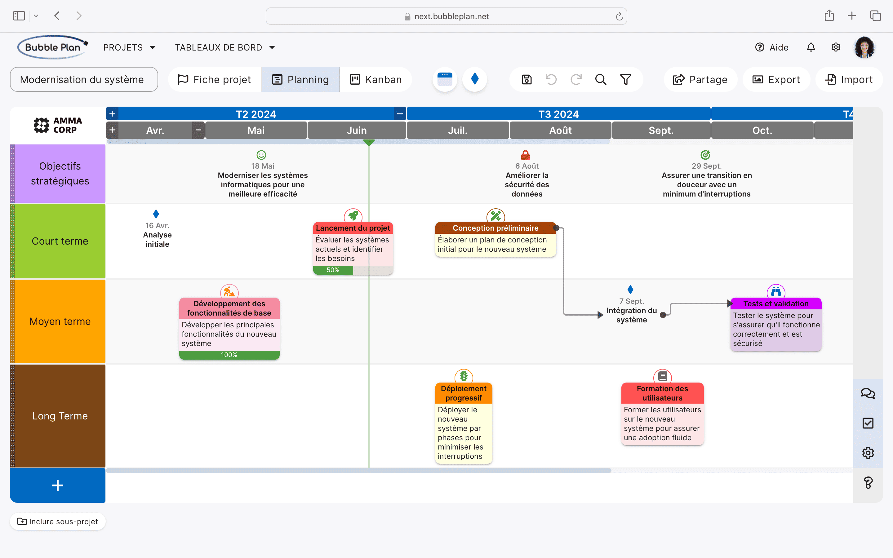 Review Bubble Plan: Visual planning and automation of project management - Appvizer