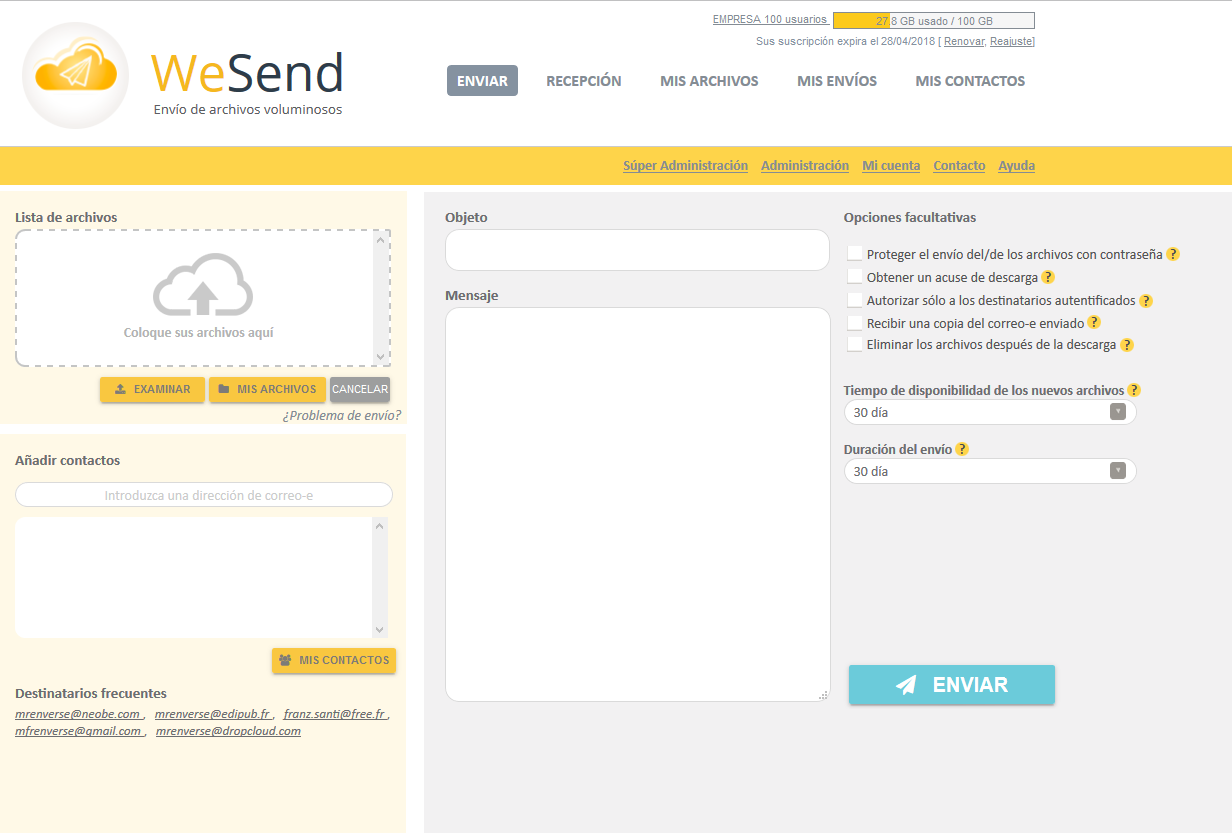 WeSend - Screenshot 3