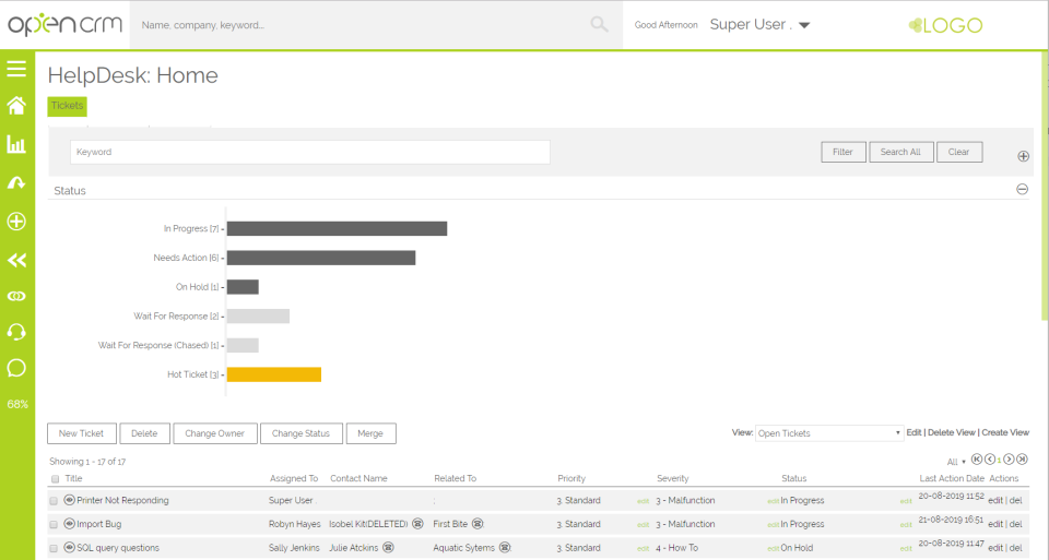 OpenCRM - Screenshot 5