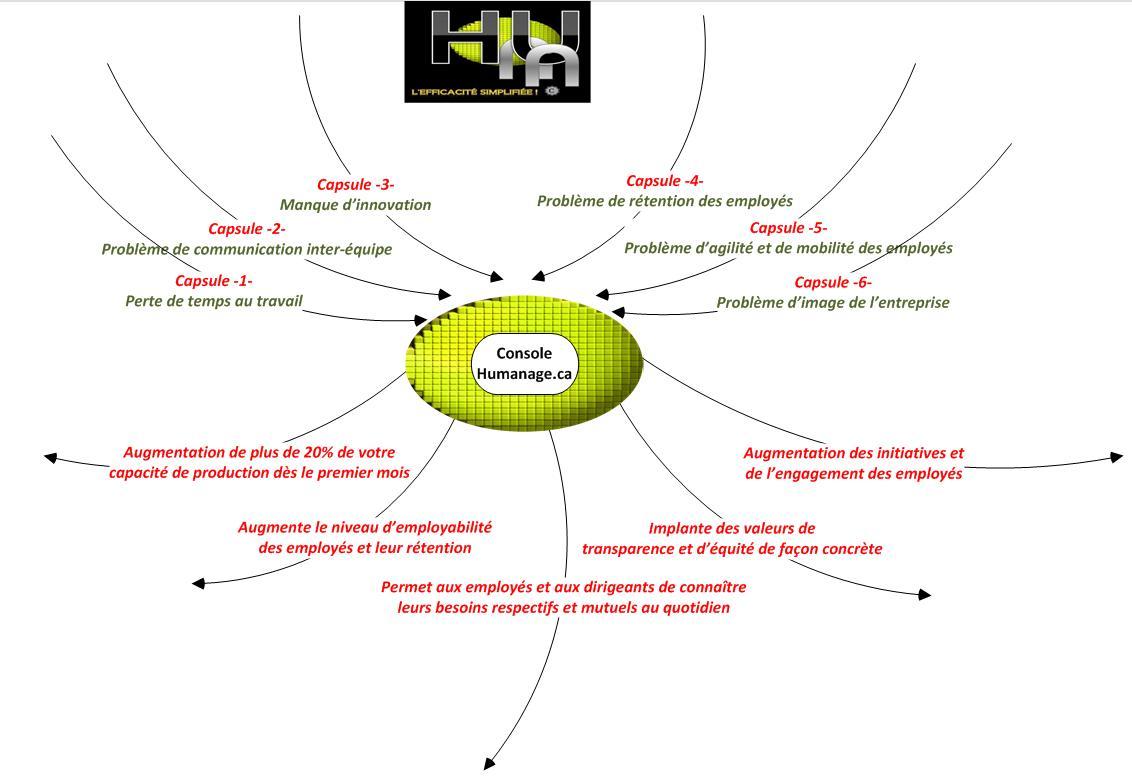 Humanagement Inc. - Problématiques couvertes par HUmanage