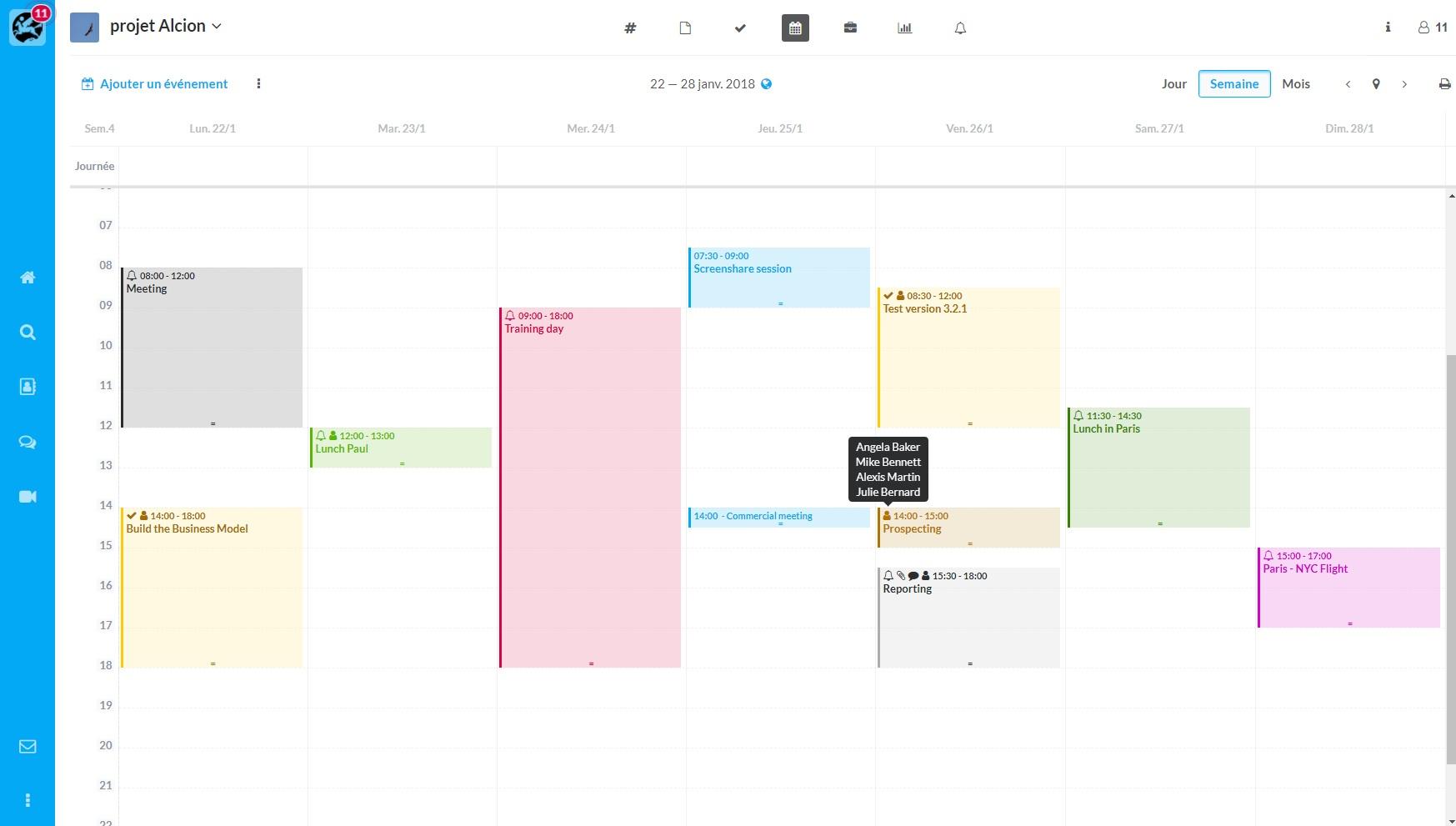 Wimi - Shared Calendar