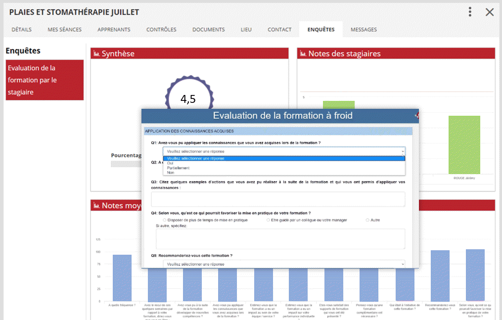 AMMON Campus - Evaluation de la formation