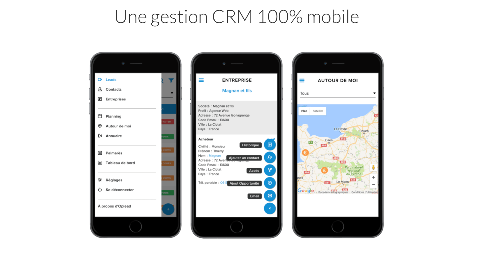 Mobile CRM Oplead