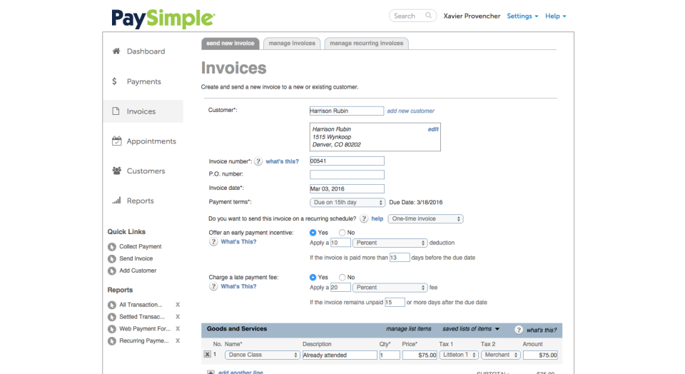 PaySimple - PaySimple de pantalla-1