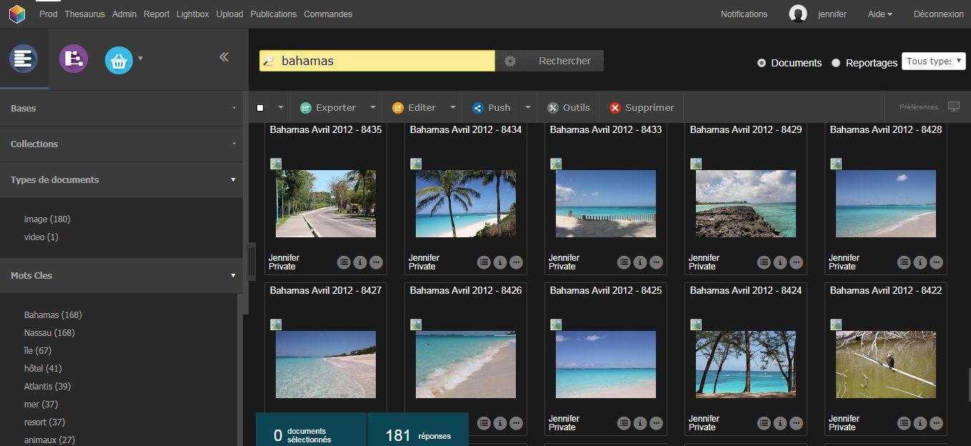 Phraseanet screenshot