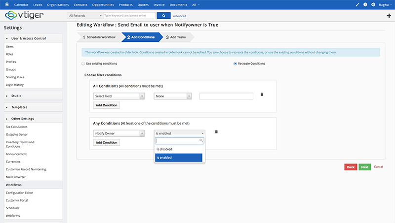 Vtiger CRM - Vtiger CRM: Gestion de plusieurs devises, Prévision des ventes, Gestion de contacts