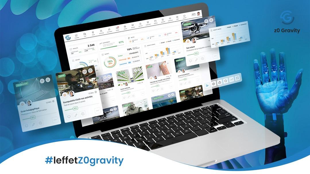 z0 Gravity - Tableaux de bord projet: une vision consolidée de toutes vos données projet