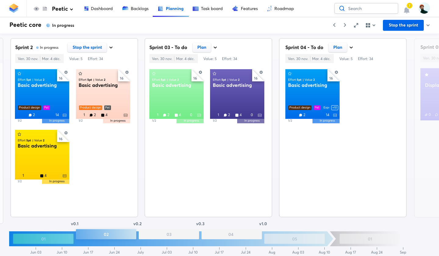 iceScrum - Release schedule