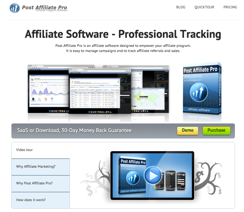 Post Affiliate Pro - Post Affiliate Pro-pantalla-0