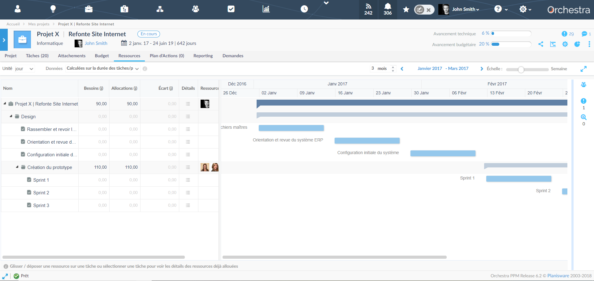 Planisware Orchestra-Gestionnaire_des_ressources
