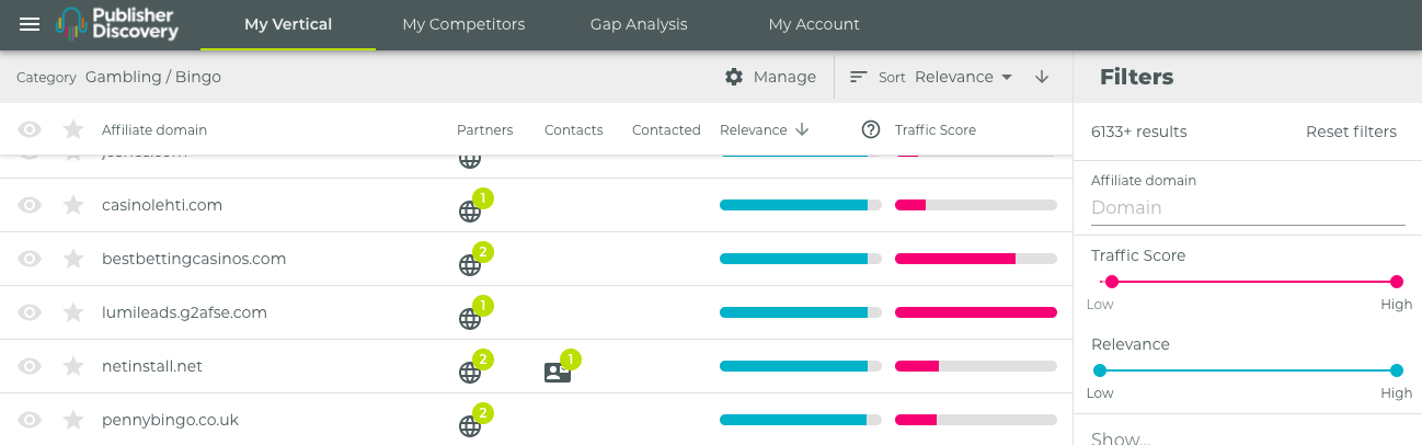 Publisher Discovery - Screenshot 3