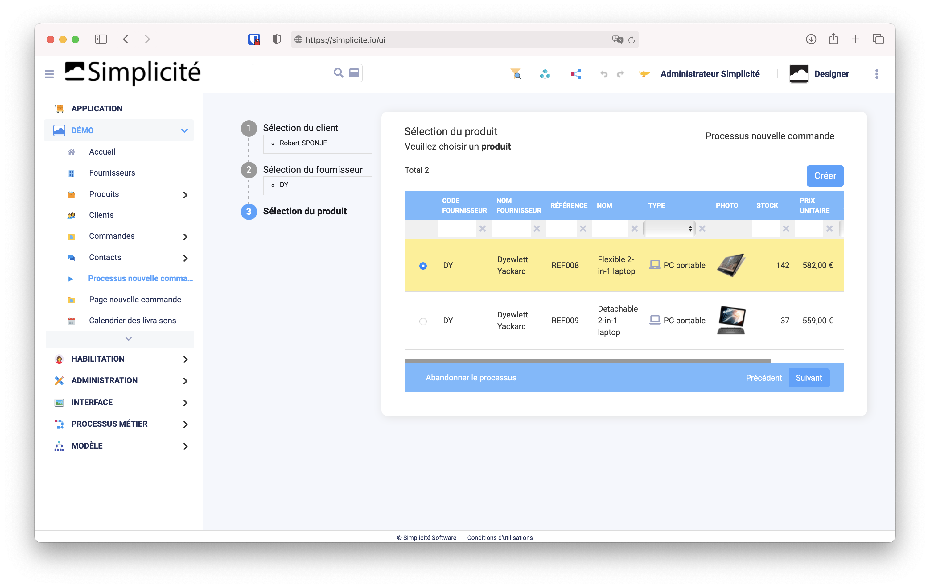 Simplicité Software - Des processus clairs pour vos métiers