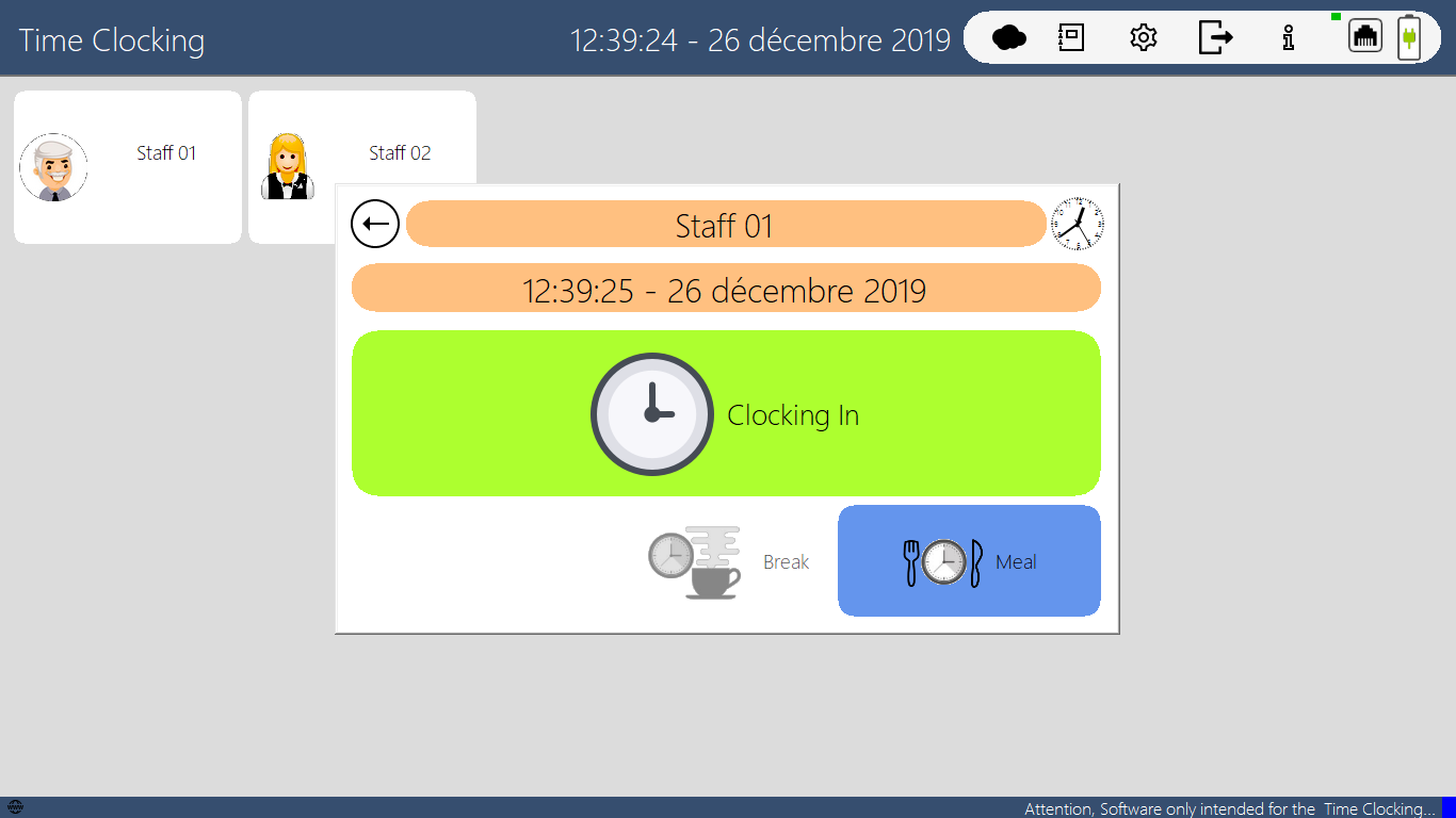 JYL Time-Clock - Screenshot 2