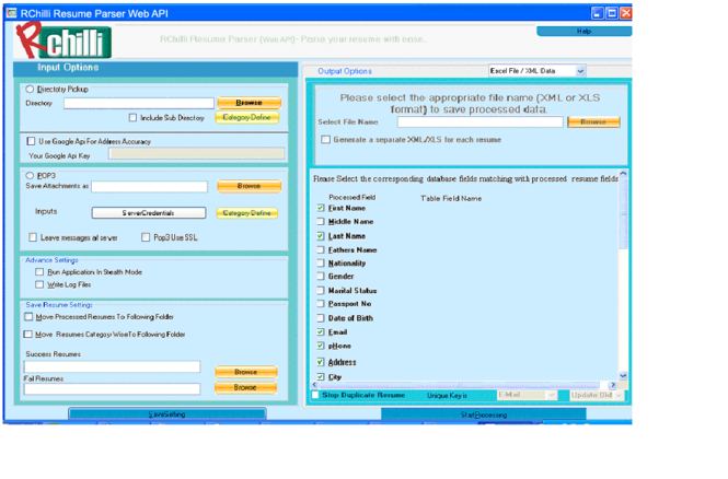 Rchilli Resume Parser Web API - Rchilli Reanudar analizador Web API-pantalla-0