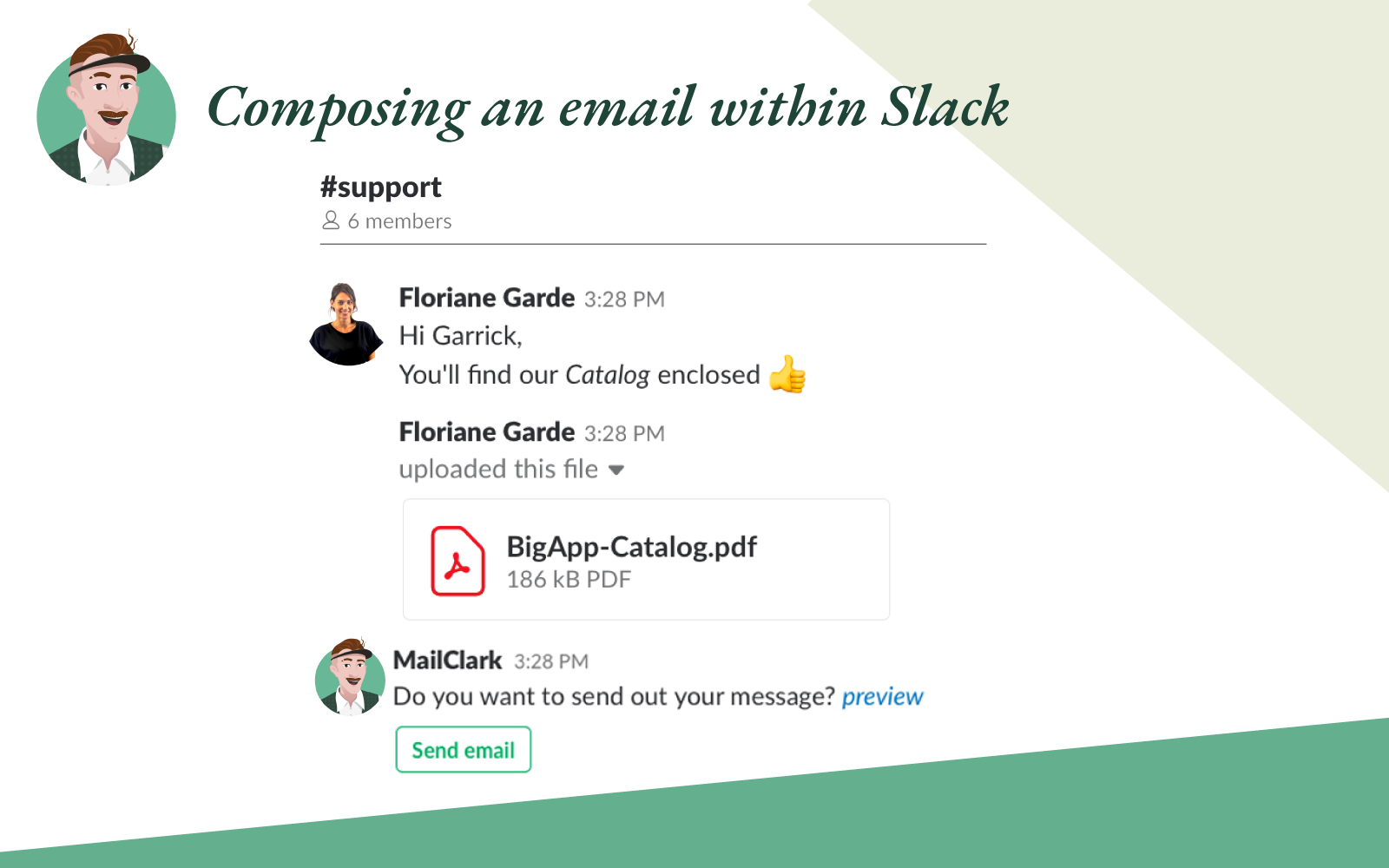 MailClark for Slack & MS Teams - Capture d'écran 4