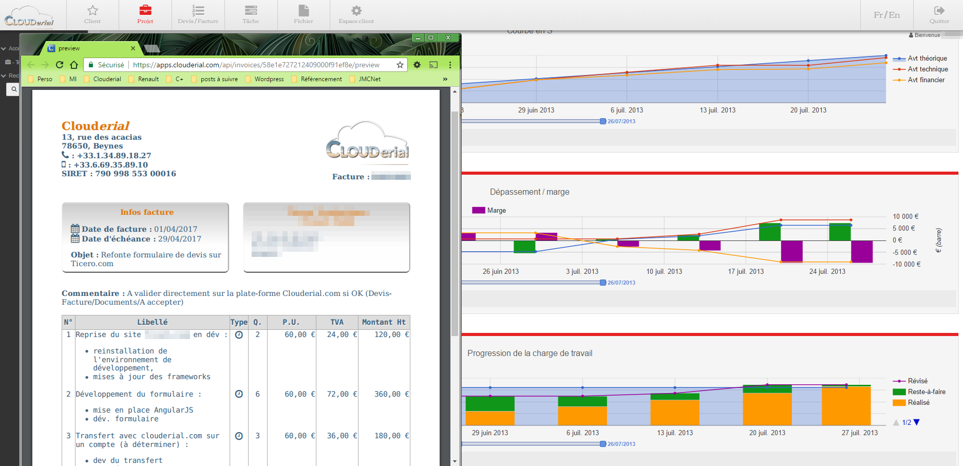 Avis Clouderial : Suite d'applications de gestion pour TPE et indépendants - Appvizer