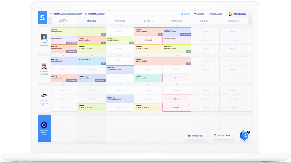 Stopilo Planning - Une belle vision de votre activité temps réel.