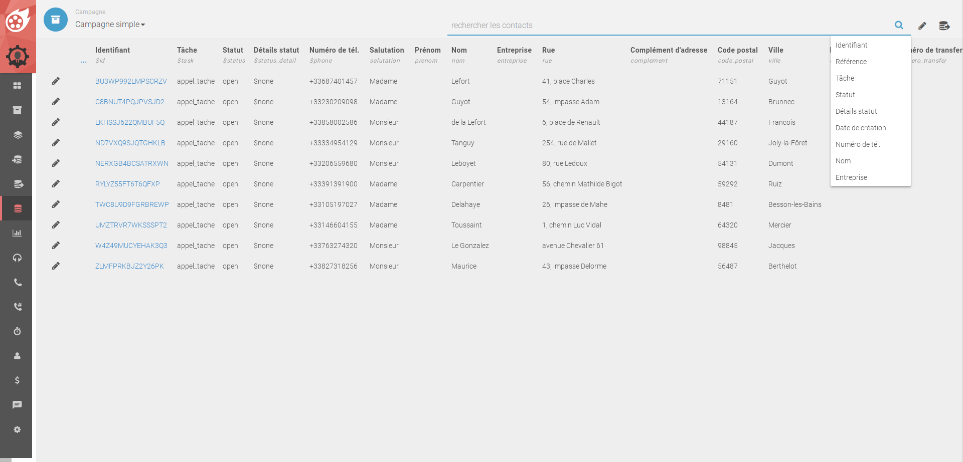 La vue contact - votre vue d'ensemble de toutes les adresses - tous les processus et données sont disponibles ici..png La vue contact - votre vue d'ensemble de toutes les adresses - tous les processus et données sont disponibles ici..png